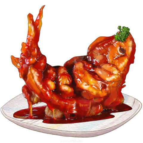 【PNG素材网-png.mixinnet.cn】红烧鱼