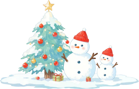 【PNG素材网-png.mixinnet.cn】圣诞小镇