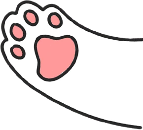 【PNG素材网-png.mixinnet.cn】猫爪图片