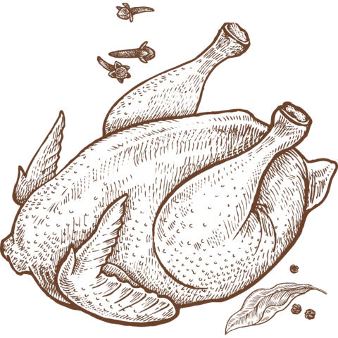 【PNG素材网-png.mixinnet.cn】烤鸡