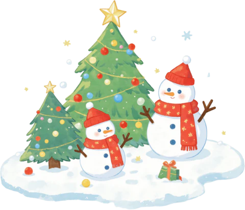 【PNG素材网-png.mixinnet.cn】圣诞小镇