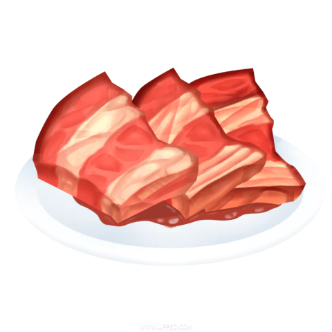 【PNG素材网-png.mixinnet.cn】五花肉
