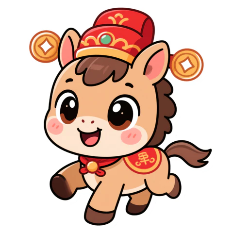 【PNG素材网-png.mixinnet.cn】马年