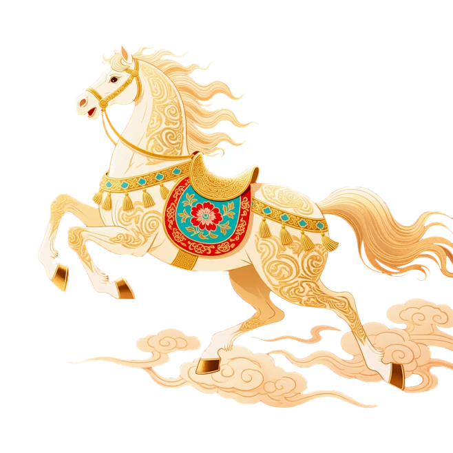 【PNG素材网-png.mixinnet.cn】AI-马（个人用堆友AI生成）