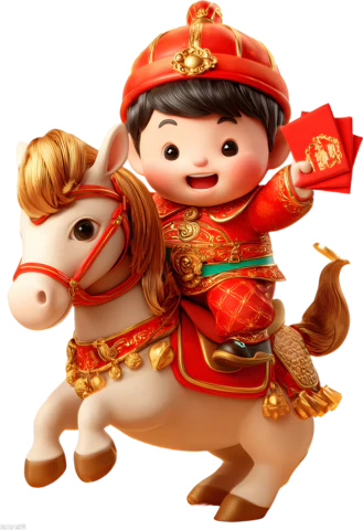 【PNG素材网-png.mixinnet.cn】马年