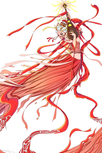 【PNG素材网-png.mixinnet.cn】[PNG素材网]敦煌 飞天 仙女 神话 人物 手绘 传说国风敦煌