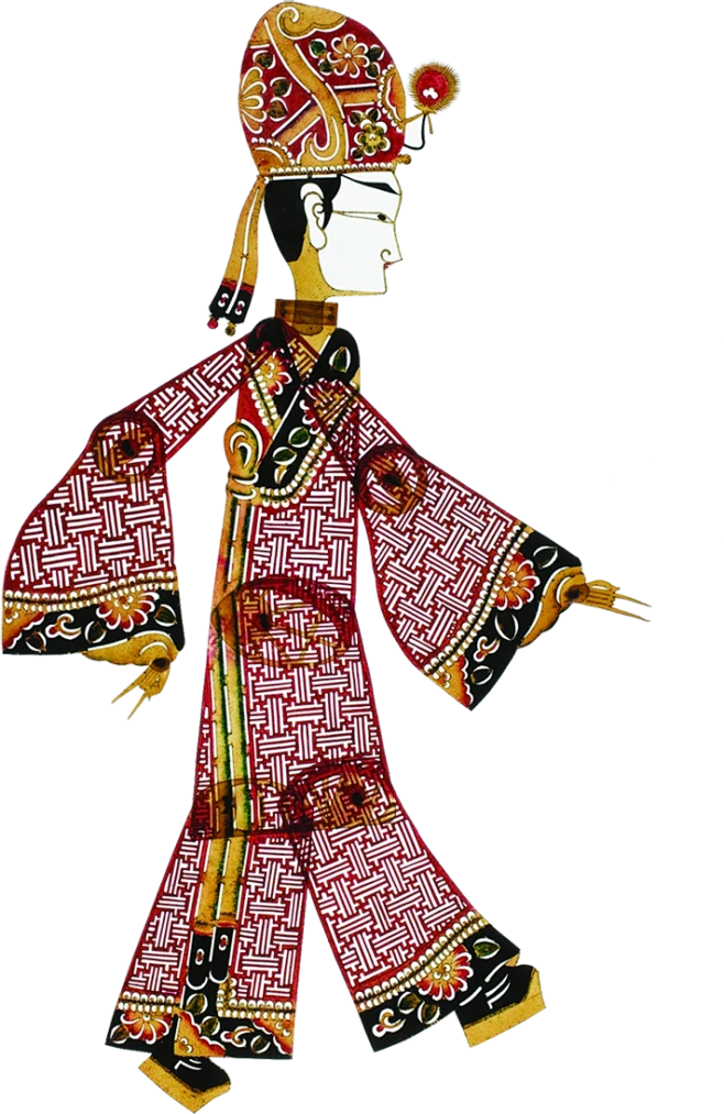 【PNG素材网-png.mixinnet.cn】中国风传统民间艺术国粹皮影纸人复古服饰人物PNG免抠设计PS