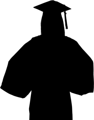 【PNG素材网-png.mixinnet.cn】矢量女博士剪影