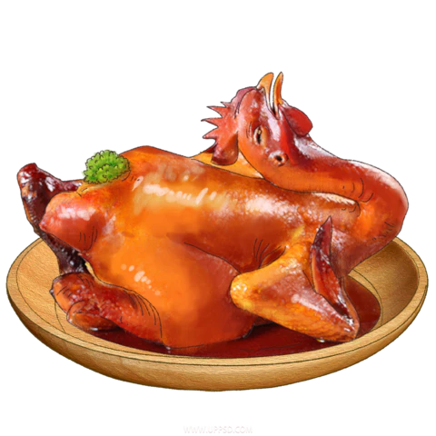 【PNG素材网-png.mixinnet.cn】烤鸡