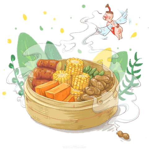 【PNG素材网-png.mixinnet.cn】蒸笼