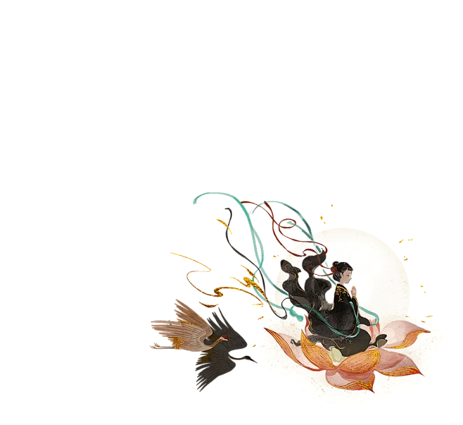 【PNG素材网-png.mixinnet.cn】敦煌莲花女娃