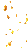 【PNG素材网-png.mixinnet.cn】金币乱七芭蕉