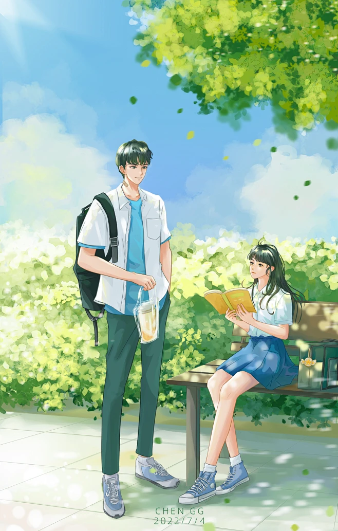【PNG素材网-png.mixinnet.cn】等你下课_GG-G__插画师作品_涂鸦王国gracg.com