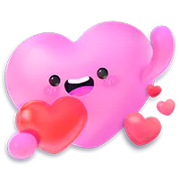 【PNG素材网-png.mixinnet.cn】抖音礼物_99_亲吻