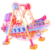 【PNG素材网-png.mixinnet.cn】抖音礼物13140_海盗船_3841