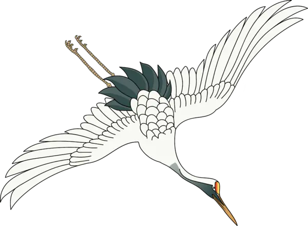 【PNG素材网-png.mixinnet.cn】丹顶鹤模板海报(6876x5043)