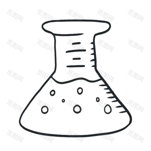 手绘-教师象征装饰元素-化学