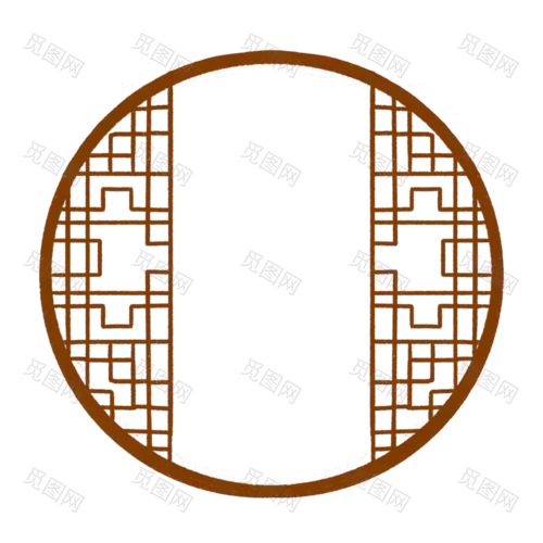 中国风-建筑元素-窗棂