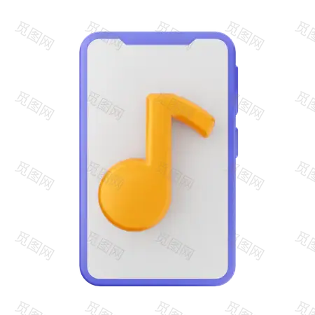 Mobile Music 3D Icon