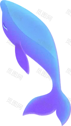 海豚 卡通png