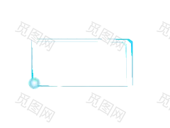 人工智能科技框PNG素材