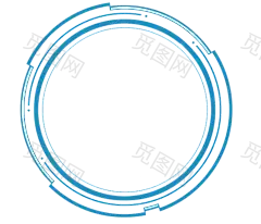 人工智能科技框PNG素材