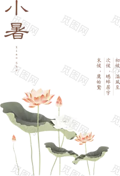 二十四节气 小暑 png