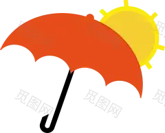 太阳雨伞