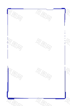 人工智能科技框PNG素材