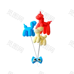 Animal Balloons 3D Icon