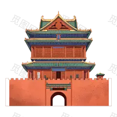 古楼建筑素材 (243)