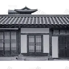 古风建筑插画PNG