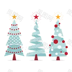 [美工云]Christmas 圣诞树_PNG：