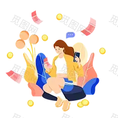 扁平插画素材PNG