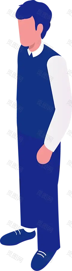 扁平UI人物PNG免抠图