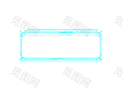 人工智能科技框PNG素材