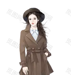 女-风衣-带帽子_540_1