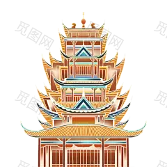 古楼建筑素材 (21)